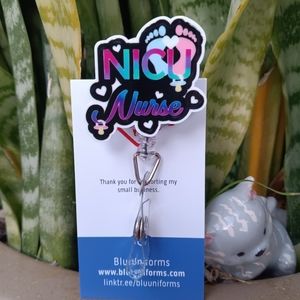 NICU Nurse badge reel holder